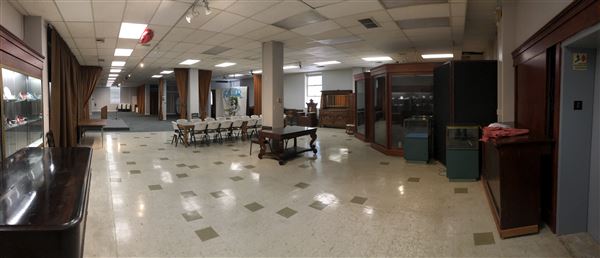 Whittier Museum (3/14/2019 - Credits: Among the photos is an original black & white of the museum building as it looked during the 1960s after the telephone company closed. The current state features a colorful mural on the front. All other photos include the interior exhibits.)