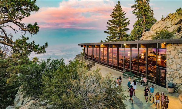 Mount San Jacinto State Park (SP) & Palm Springs Aerial Tramway - Dining at the Tram (5/9/2023 1:26:09 PM - Credits: Randy Garner)
