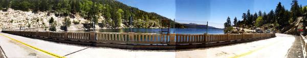 Highway 18 at Bear Valley Dam (12/31/2003)