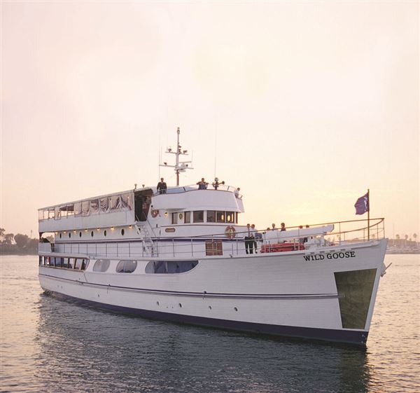 Wild Goose @ Newport Harbor - John Wayne's former Private Yacht - City Cruises (5/14/2024 - Credits: Photo Courtesy of City Experiences)