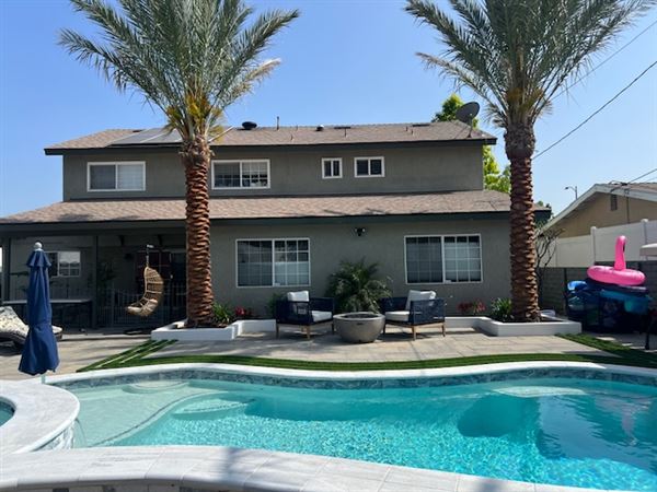 The Pink Lotus (Home w/ Modern Interior & Tropical Oasis Exterior) (7/1/2024 - Credits: Jennifer Chadbourne and Tray Photography)