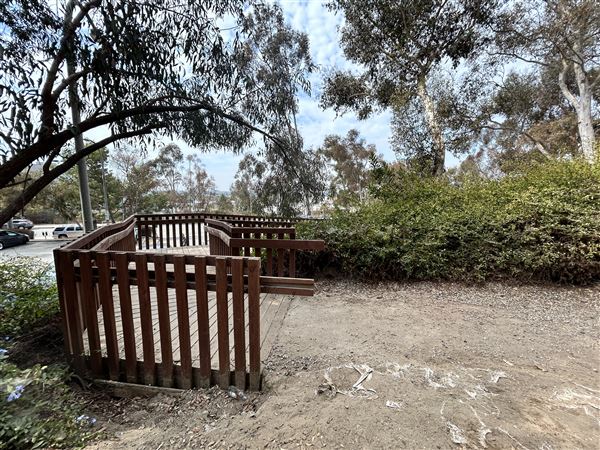 Culver City Park Bill Botts Field - The path up to baseball fields. (10/4/2024 - Credits: Brandy Davis)