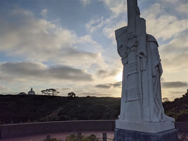 Cabrillo National Monument - Cabrillo statue (3/4/2020 - Credits: San Diego Tourism Authority Courtesy of NPS/Pauline Geisler)