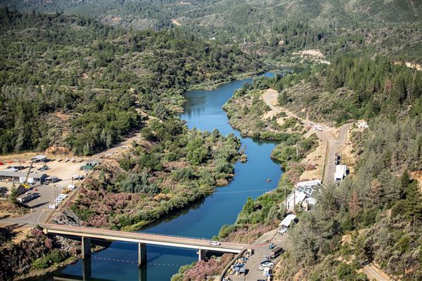 Shasta Dam (7/28/2025 - Credits: U.S. Bureau of Reclamation)