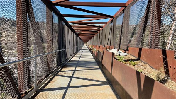 Mark Ridley Thomas Bridge located Kenneth Hahn State Recreational Area (SRA) (10/5/2021 - Credits: Leo Fialho)