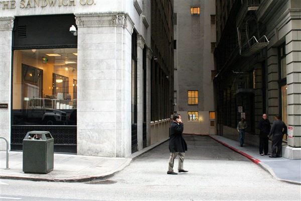 Financial District, San Francisco - Treasury Alley (10/29/2025 - Credits: San Francisco City & County Film Commission)