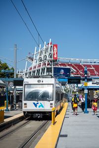 VTA Lightrail Stations - Great America (1/22/2026 - Credits: Valley Transport Authority / VTA)