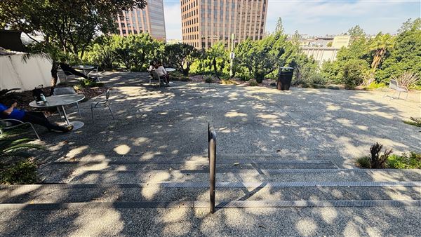 LADWP Headquarters / John Ferraro Building - Outdoor Eating Area (2/25/2026 - Credits: Brandy Davis)