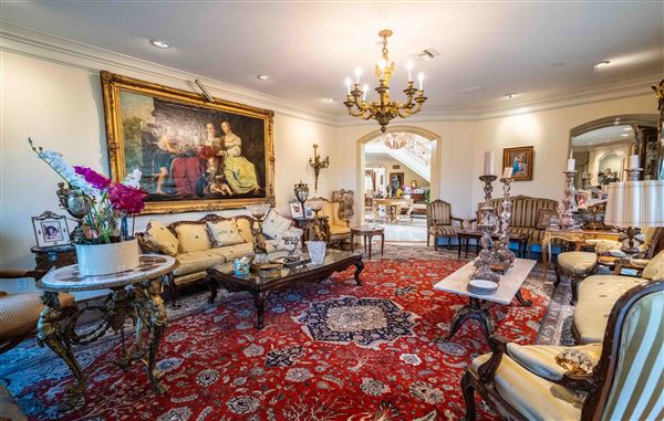 Cinematic LA Estate W/Gardens, Pool & Grand Stairs (4/5/2025 - Credits: Elegant Textiles, Inc.)