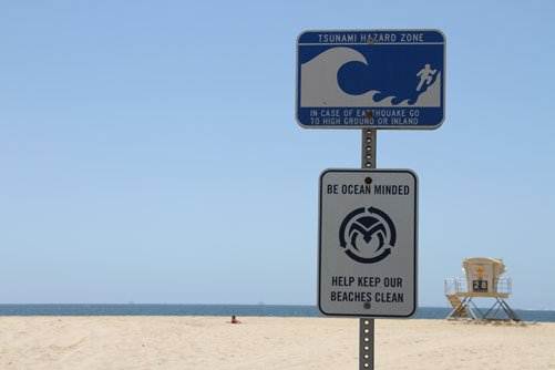 Bolsa Chica State Beach (SB) & Lifeguard Tower (3/16/2012)
