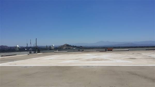 City of Riverside Helipad at City Hall (10/16/2015)