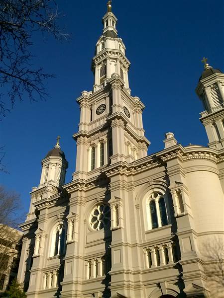 Cathedral of the Blessed Sacrament (6/25/2013 - Credits: By User:Sockmachine (Own work) [CC BY-SA 3.0 (http://creativecommons.org/licenses/by-sa/3.0)], via Wikimedia Commons)