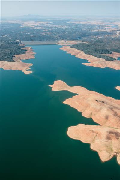 Lake Oroville State Recreation Area (SRA) (9/18/2015 - Credits: Photo by: California Department of Water Resources)