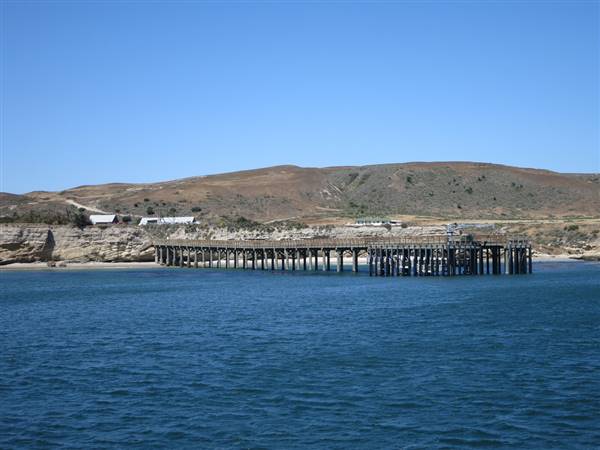 Channel Islands National Park - Santa Rosa Island (5/11/2014 - Credits: "Santa Rosa Island PIer" by Edward Stojakovic (CC BY 2.0)[https://creativecommons.org/licenses/by/2.0/legalcode]https://www.flickr.com/photos/akasped/)