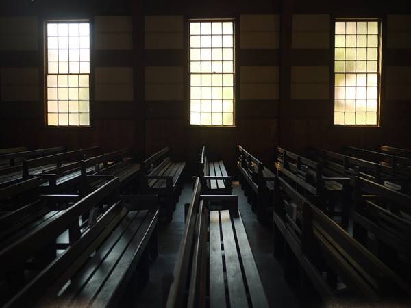 Angel Island State Park (SP) (8/11/2014 - Credits: "Angel Island Chapel" by Chris Martin (CC BY 2.0)[https://creativecommons.org/licenses/by/2.0/legalcode]https://www.flickr.com/photos/cjmartin/)