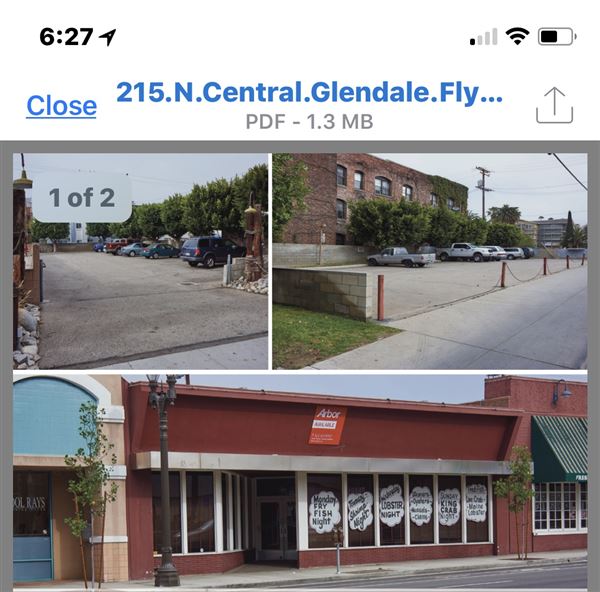 Restaurant 215 Central - Glendale - VACANT (7/2/2018)