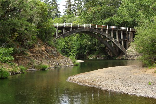 Navarro River - located in Hendy Woods State Park (SP) (5/31/2018 - Credits: Kellen Lim)