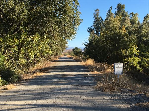 Oroville Wildlife Area - California Department of Fish & Wildlife (CDFW) - Brad Freeman Trail looking northeast (9/16/2022 3:02:16 PM - Credits: Provided by Area Manager AJ Dill with CDFW)
