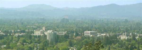 City of Santa Rosa (1/3/2015 - Credits: Santa Rosa's skyline “JLankford - wikitravel” Public Domain[Vfiles766 - Santa Rosa, California - Wikipedia])
