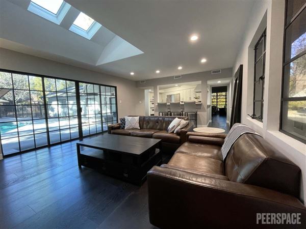 Unique Mid-Century Modern Home on 11,000 SF Corner Lot with Large Swimming Pool (11/22/2024 - Credits: Natalie Tarpinian)