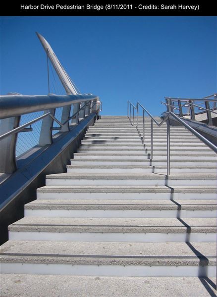 Harbor Drive Pedestrian Bridge (8/11/2011 - Credits: Sarah Hervey)