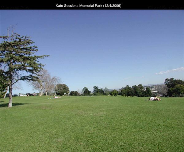 Kate Sessions Memorial Park (12/4/2006 - Credits: San Diego Film Commision)