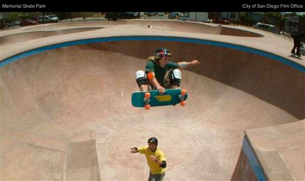 Memorial Skate Park (3/13/2025 - Credits: San Diego Film Commision)