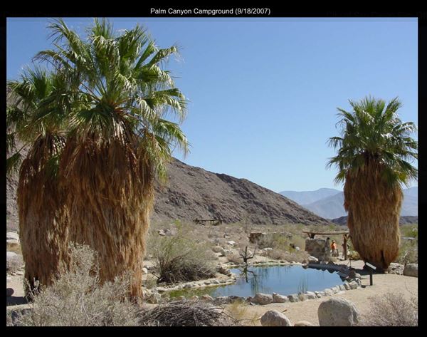 Borrego Palm Canyon Campground (9/18/2007 - Credits: San Diego Film Commision)