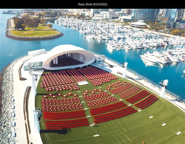 The Rady Shell (9/23/2022 - Credits: San Diego Film Commision)