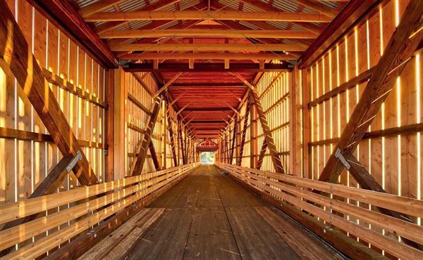 Honey Run Covered Bridge (4/7/2025 - Credits: submitted by: Joanne Hall)