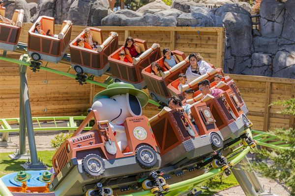Knott's Berry Farm & Knott's California Marketplace - Camp Snoopy (5/15/2025 - Credits: Six Flags Entertainment Corporation)