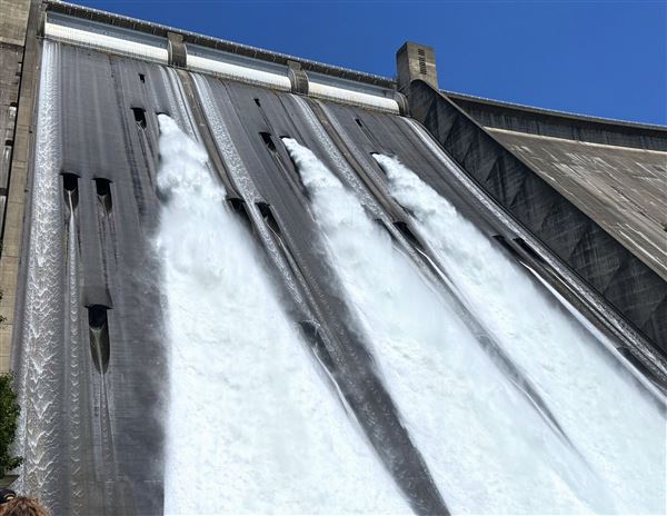 Shasta Dam (7/28/2025 - Credits: U.S. Bureau of Reclamation)