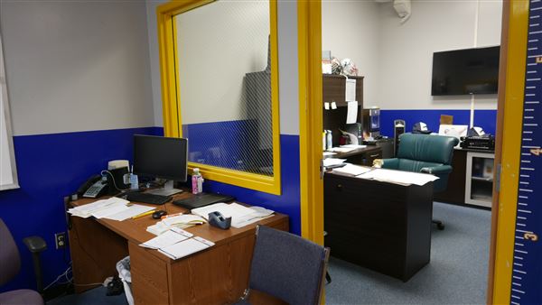 College of the Canyons - Football Coach Office Main Gym Bldg. (3/28/2018 - Credits: Leo Fialho)