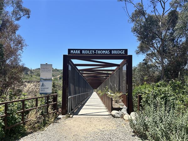 Mark Ridley Thomas Bridge located Kenneth Hahn State Recreational Area (SRA) (6/16/2025 - Credits: Brandy Davis)