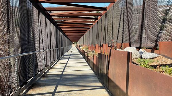 Mark Ridley Thomas Bridge located Kenneth Hahn State Recreational Area (SRA) (10/5/2021 - Credits: Leo Fialho)