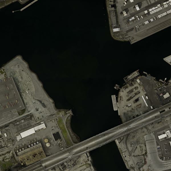 Long Beach International Gateway Bridge - Aerial View (12/4/2025 - Credits: Caltrans)