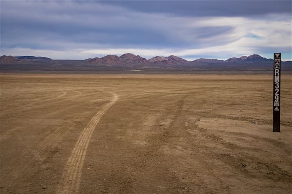 Cuddeback Dry Lake and Salt Flats - Ridgecrest BLM - Tortoise Campground  (12/8/2025 - Credits: Jesse Pluim - Bureau of Land Management)