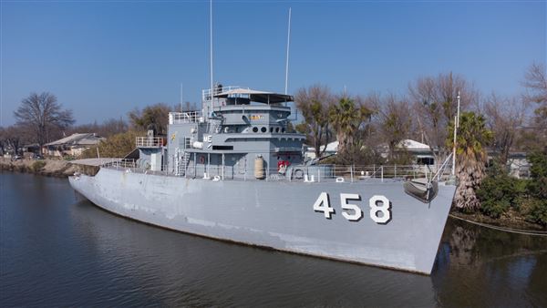 USS Lucid (MSO-458) - Wood Minesweeper (12/1/2025 - Credits: Mark Tovar)