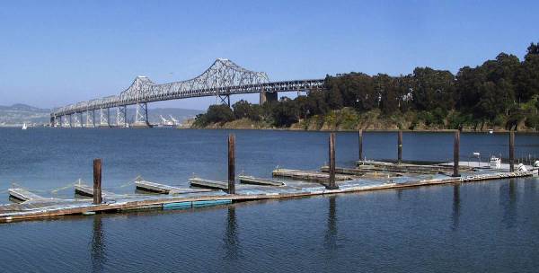 San Francisco-Oakland Bay Bridge - Highway 80 - Pedestrian Walkway & Bike Path (12/31/2003)