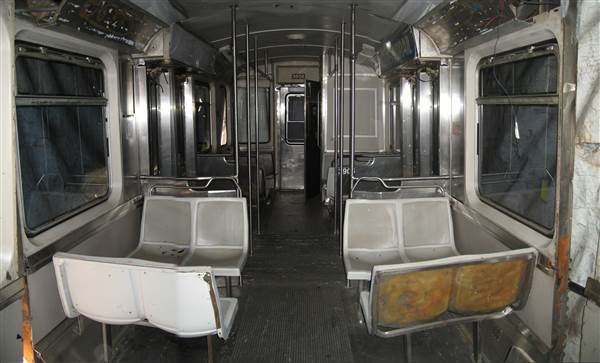 Universal Studios Lot - NBC Universal Subway Car (3/26/2014)