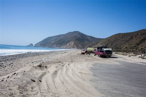 Thornhill Broome State Beach Campground (SB) within Point Mugu (4/1/2016 - Credits: Photo courtesy of Gillian Bissonnette, California Film Commission)