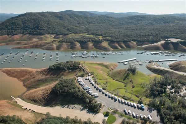 Lake Oroville State Recreation Area (SRA) (9/18/2015 - Credits: Photo by: California Department of Water Resources)