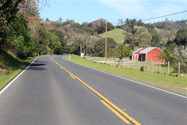 Highway 128 - Yorkville corridor - Highway 128 - South of Yorkville (3/28/2017 - Credits: Kellen Lim)