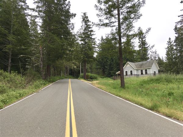 Comptche-Ukiah Road (eastward from Comptche) / aka Orr Springs Road - Comptche Ukiah Road/Orr Springs Road; looking eastward; around milemarker 21 (5/19/2018 - Credits: Kellen Lim)