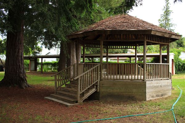 Mendocino County Fair and Apple Show - Gazebo in grove area (5/31/2018 - Credits: Kellen Lim)