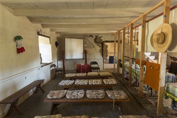 Rancho San Andres Castro Adobe Park Property - Kitchen; Interior Room (9/20/2015 - Credits: Brian Baer)