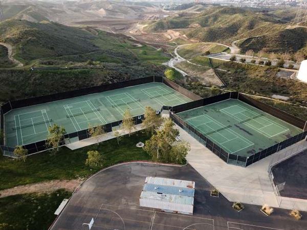 William S. Hart Union School District - West Ranch HS Tennis Court (3/8/2023 - Credits: Provided by Lisa Arnone)