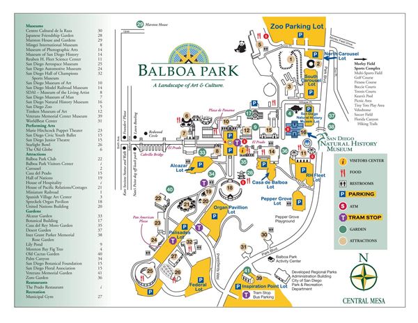 Balboa Park - Balboa Park Map (6/23/2023 2:40:30 PM)
