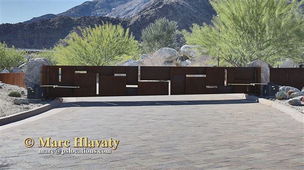 Desert Palisades Gate House - Desert Modern / Brutalist (7/5/2023 - Credits: Marc Hlavaty)
