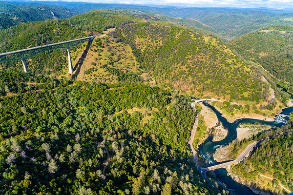 Foresthill Bridge aka Auburn-Foresthill Bridge or Auburn Bridge (4/15/2020 - Credits: Placer County)